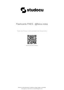 Flashcards de Física PAES: Ondas, Sonido, Óptica y Más