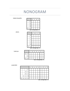 nonogram FACIL