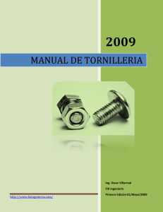 Manual de Tornillería: Tipos, Materiales y Dimensiones