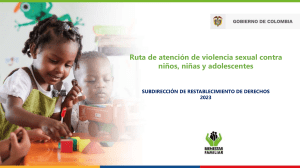 Asistencia técnica  ruta de vilencia sexual