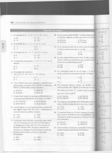 Guía de Estudio Matemáticas Bachillerato: Reactivos de Repaso