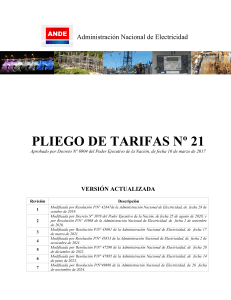 Pliego de Tarifas NRO 21 Version Actualizada 27-11-2024