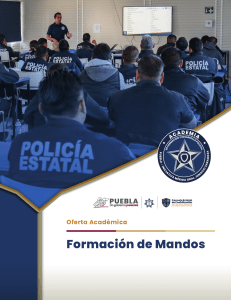 Formación de Mandos Policiales en Puebla: Oferta Académica