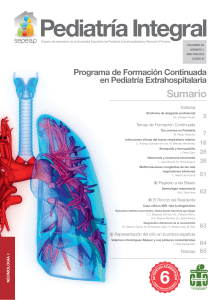 Pediatría Integral: Neumología Pediátrica, 2016