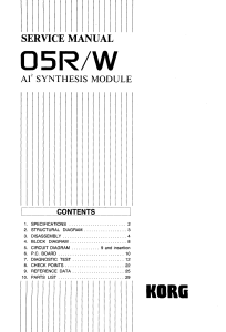 05RW SERVICE MANUAL