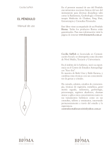 EL PENDULO Manual de uso