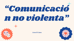 “Comunicación no violenta”