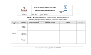 Formato Evaluación Desempeño Docente Tumaco