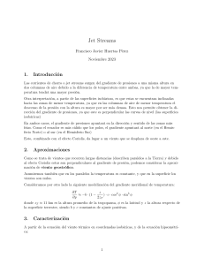 Corrientes de Chorro: Formación, Caracterización y Viento Térmico