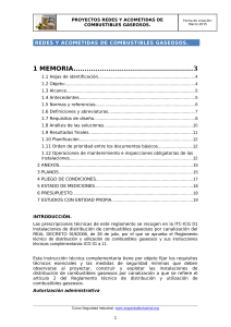 Proyectos de Redes y Acometidas de Combustibles Gaseosos