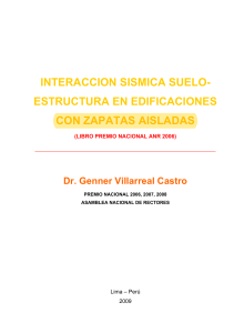 Interacción Sísmica Suelo-Estructura: Edificaciones con Zapatas Aisladas