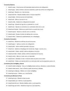 Guía de Comandos Kubernetes: YAML y Depuración