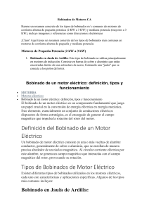 Bobinados de Motores CA: Tipos y Funcionamiento