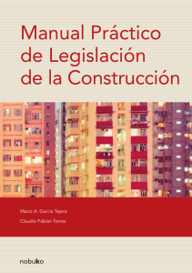 Manual de Legislación de la Construcción