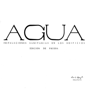 (L) Agua - Arq. Luis López