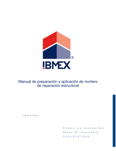 Manual de Mortero y Pegablock: Preparación y Aplicación Estructural