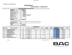 Necochea II - Expensas ENE. 2025