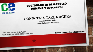 Carl Rogers: Enfoque Centrado en la Persona e Influencias