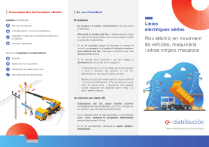 Seguridad con líneas eléctricas aéreas: Guía para vehículos