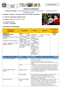 SES PS CAMBIOS Y PERMANENCIAS EN LA FIESTAS NAVIDEÑAS 4º