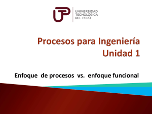 Enfoque de procesos vs enfoque funcional