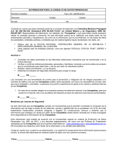 AUTORIZACION CONSULTA DE DATOS