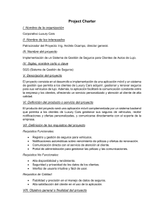 Acta de Proyecto: Sistema de Gestión de Seguros Autos de Lujo