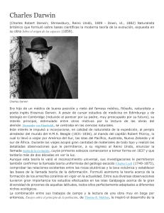 biografia de Charles Darwin