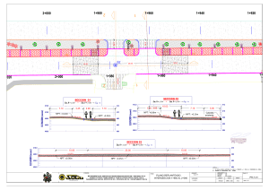 Plano de Mejoramiento Av. Cutervo, Ica - Ingeniería Civil