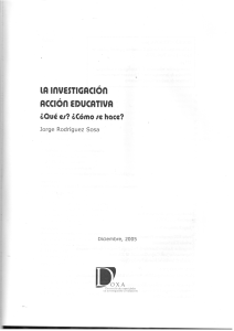 Investigación Acción Educativa: Guía para Docentes