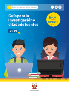 Guía para la investigación y citado de fuentes. Edición para docentes