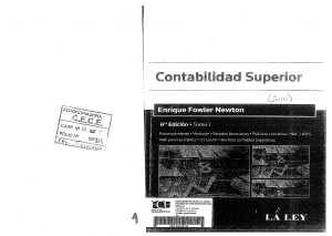 Contabilidad Superior Tomo I - Fowler Newton - 6º Edicion