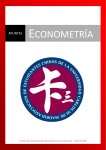 Apuntes de Econometría