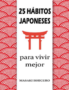 25 HÁBITOS JAPONESES