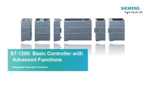 S7-1200 Security Features: Siemens Controller Protection