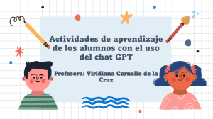 ACTIVIDAD DE chat GPT