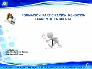 Formación, Participación y Rendición de Cuentas en Venezuela