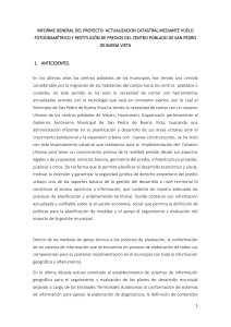 INFORME GENERAL DEL PROYECTO SAN PEDRO