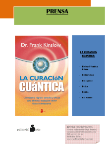 La Curación Cuántica: Comunicado de Prensa del Libro de Frank Kinslow