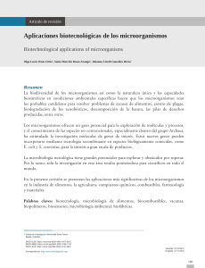 Aplicaciones biotecnologicas de mo