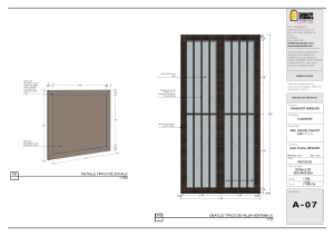 Detalle de Decoración CAMISHOP Arequipa - Dibujo Arquitectónico