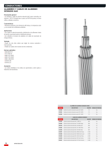 Alambres y Cables de Aluminio AAC/ACSR: Catálogo IUSA