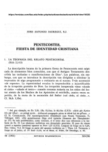 pentecostes. Jaúregui 