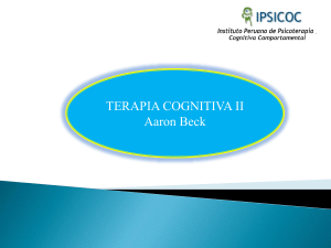 Terapia Cognitiva II Beck 2021