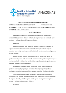 Ética, Cuidado y Equidad: Caso EcoClean