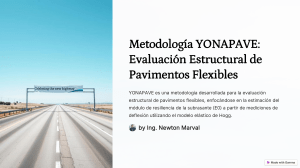 YONAPAVE: Flexible Pavement Structural Evaluation