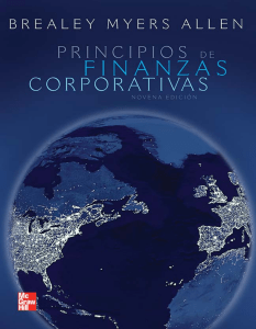 Principios de Finanzas Corporativas, 9na Edici&oacute;n