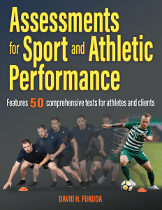 Assessments for Sports and Athletic Performance