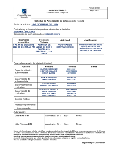 Extensión de horario nuevo formato VIGIA DE FUEGO