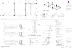 Plano de Cimentación: Columnas Metálicas y Dados